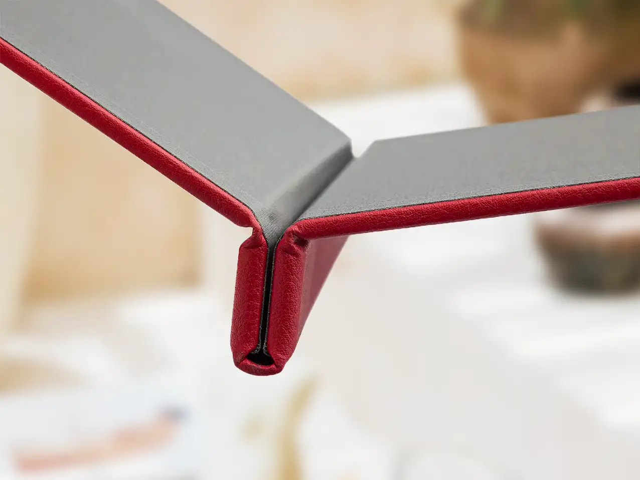 Gastronomie-Speisekarte Magnetix in Grau, Format A4 hoch – Speisekarten Bilder